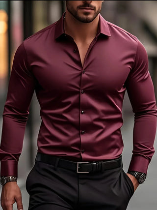 OHMIQUE | Chemise élégante à manches longues avec boutons