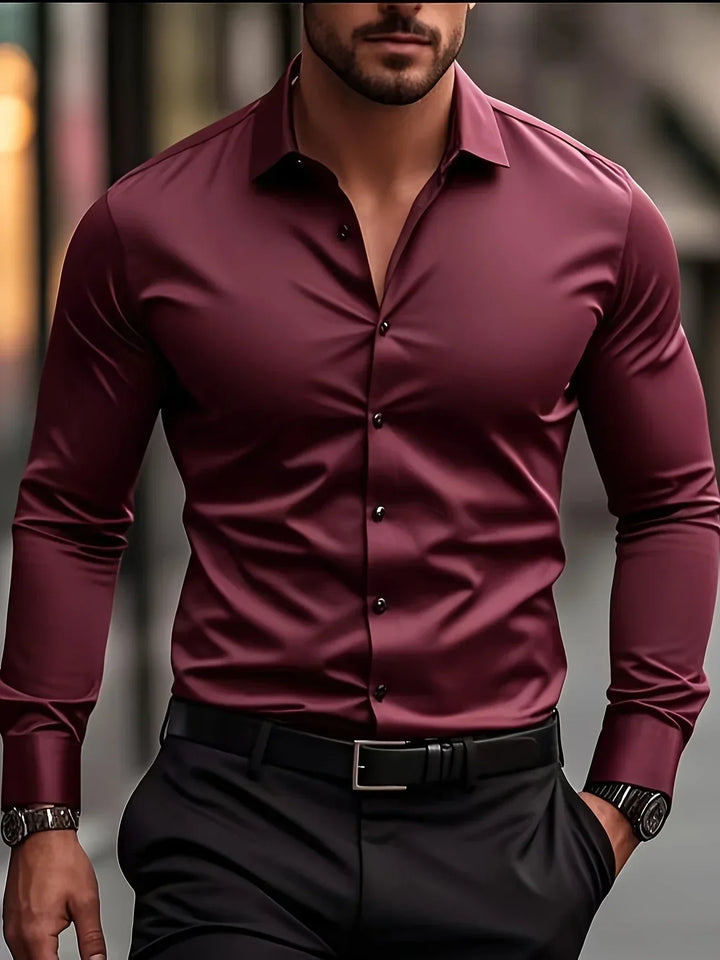 OHMIQUE | Chemise élégante à manches longues avec boutons