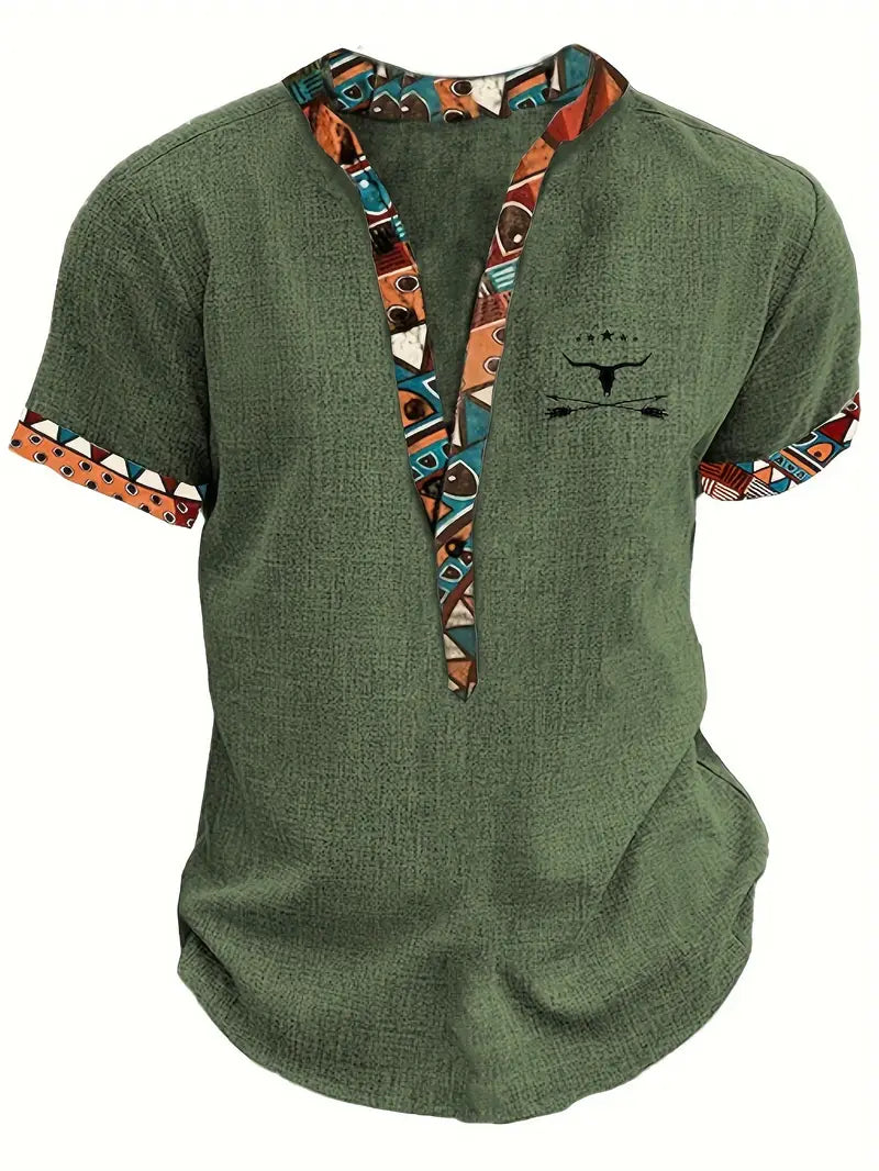OHMIQUE | Chemise élégante à manches courtes