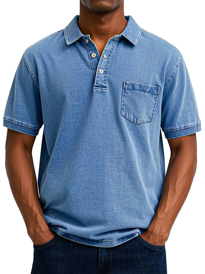 OHMIQUE  | Chemise Polo Vintage Décontractée pour Homme