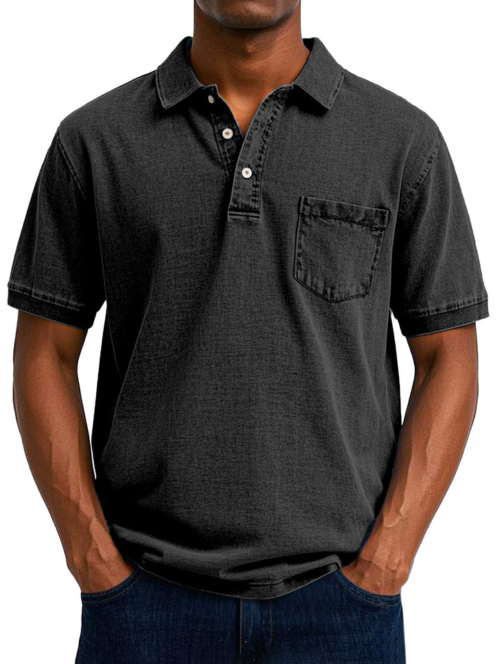 OHMIQUE  | Chemise Polo Vintage Décontractée pour Homme