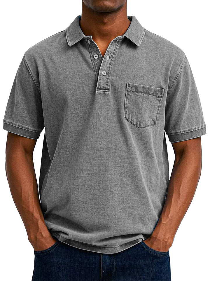 OHMIQUE  | Chemise Polo Vintage Décontractée pour Homme