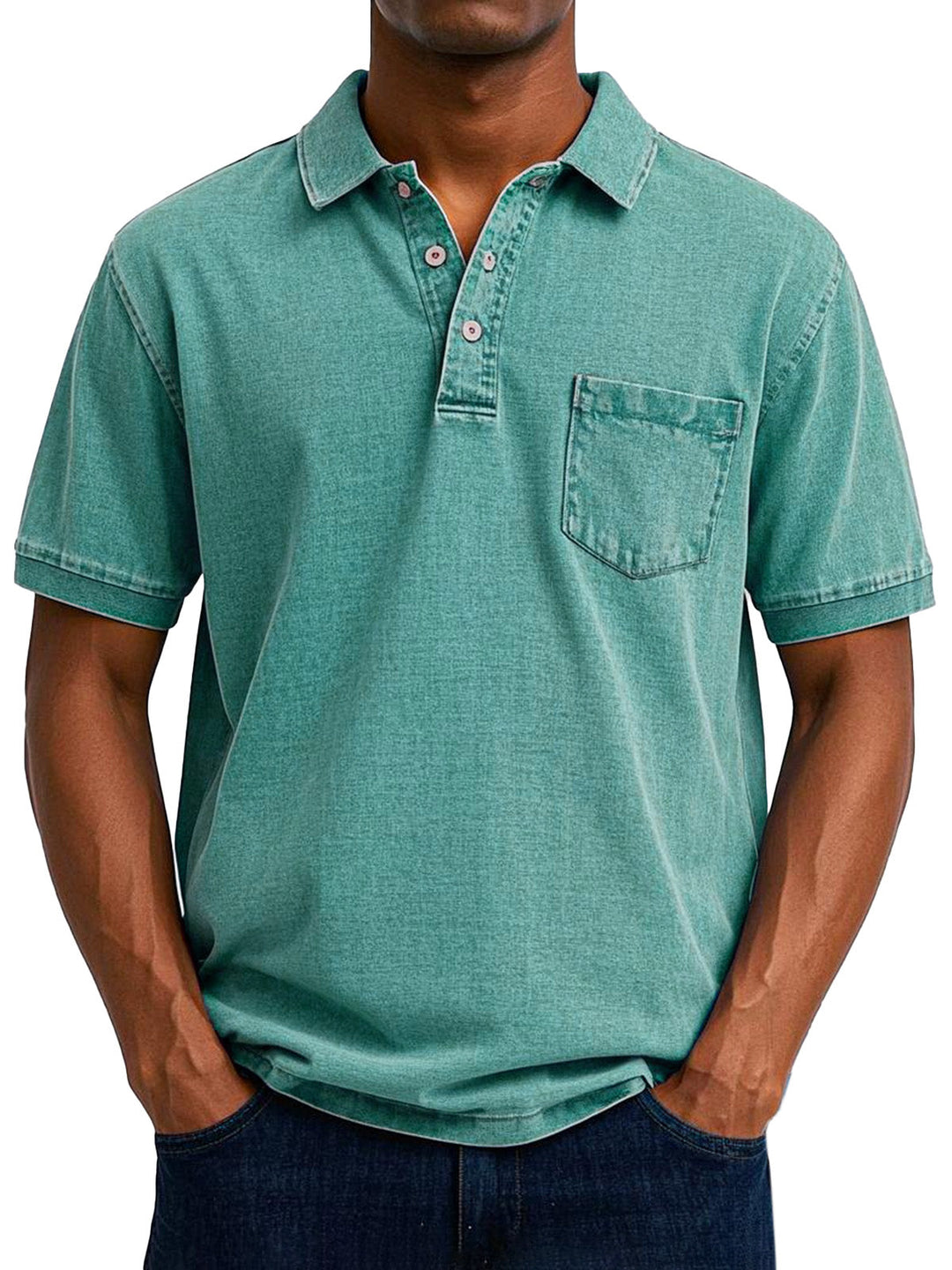 OHMIQUE  | Chemise Polo Vintage Décontractée pour Homme
