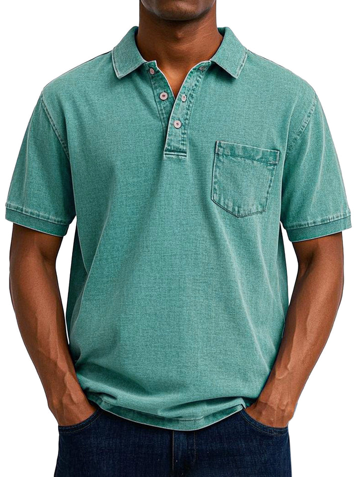 OHMIQUE  | Chemise Polo Vintage Décontractée pour Homme