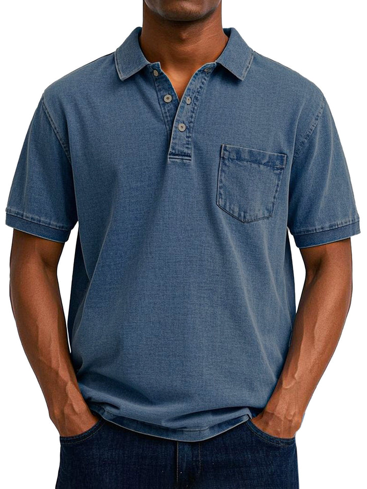OHMIQUE  | Chemise Polo Vintage Décontractée pour Homme