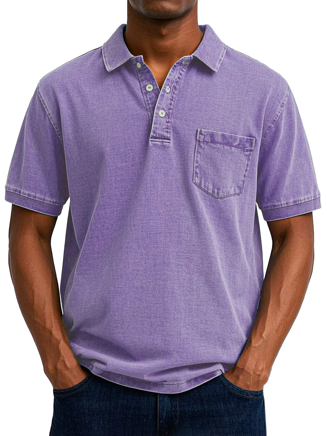 OHMIQUE  | Chemise Polo Vintage Décontractée pour Homme