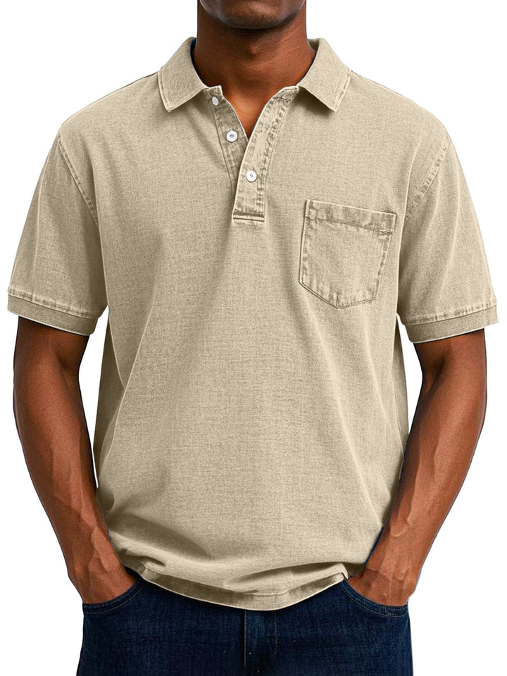 OHMIQUE  | Chemise Polo Vintage Décontractée pour Homme