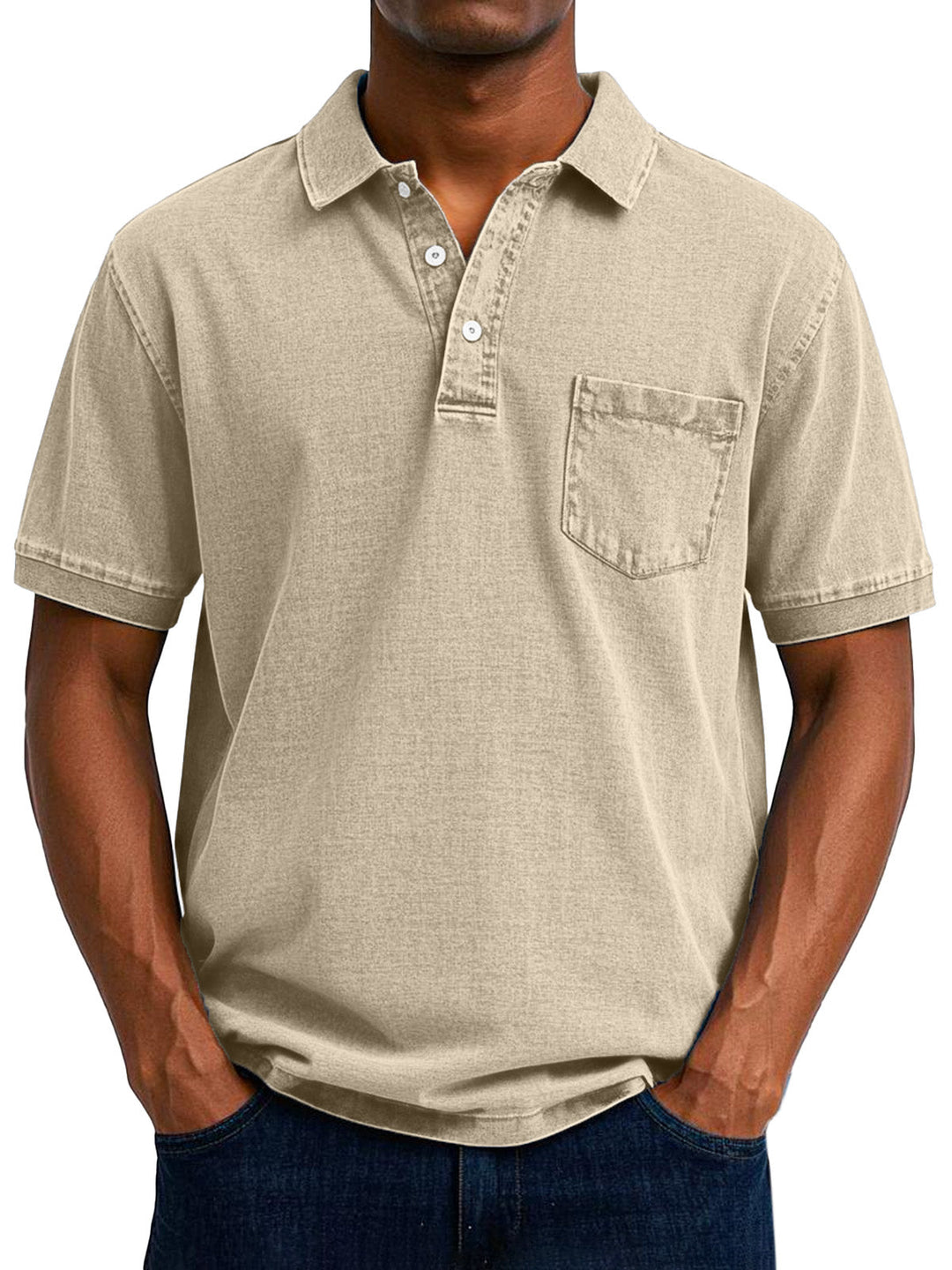OHMIQUE  | Chemise Polo Vintage Décontractée pour Homme