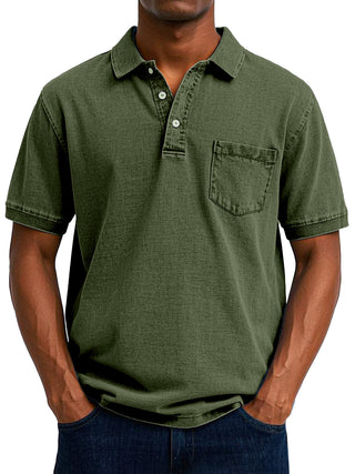 OHMIQUE  | Chemise Polo Vintage Décontractée pour Homme