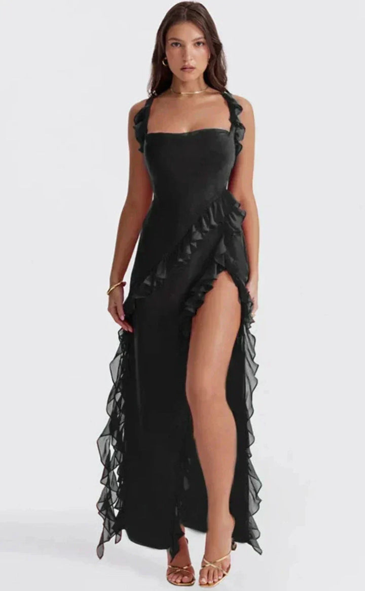 OHMIQUE | Robe élégante avec jambes ouvertes