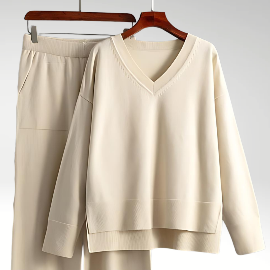 OHMIQUE | Luxe Ensemble deux pièces col V