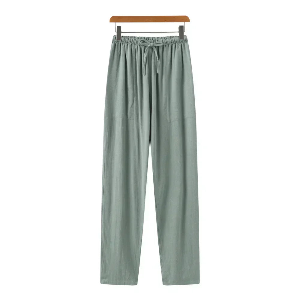 OHMIQUE | Pantalon slim en lin