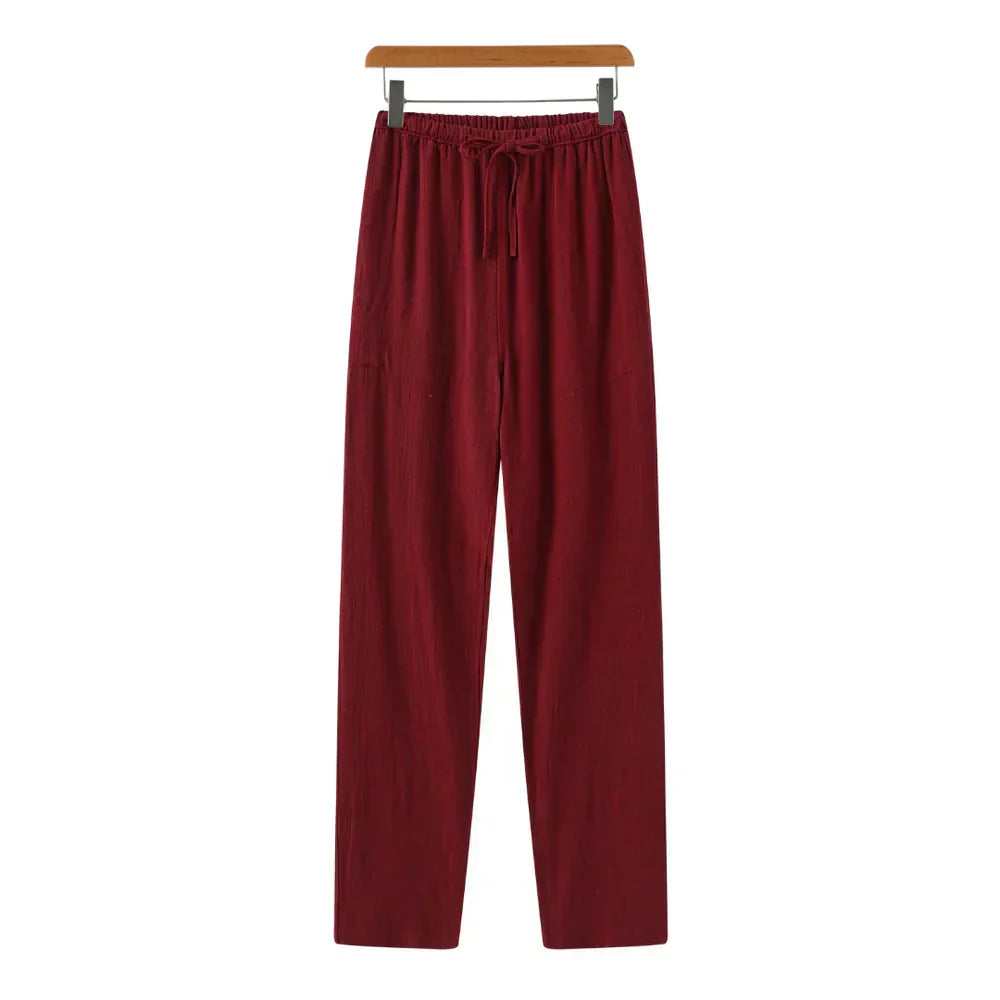 OHMIQUE | Pantalon slim en lin