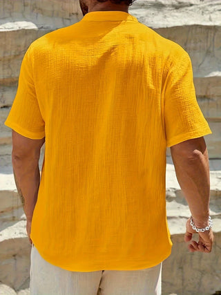 OHMIQUE | Chemise d’été élégante à col montant