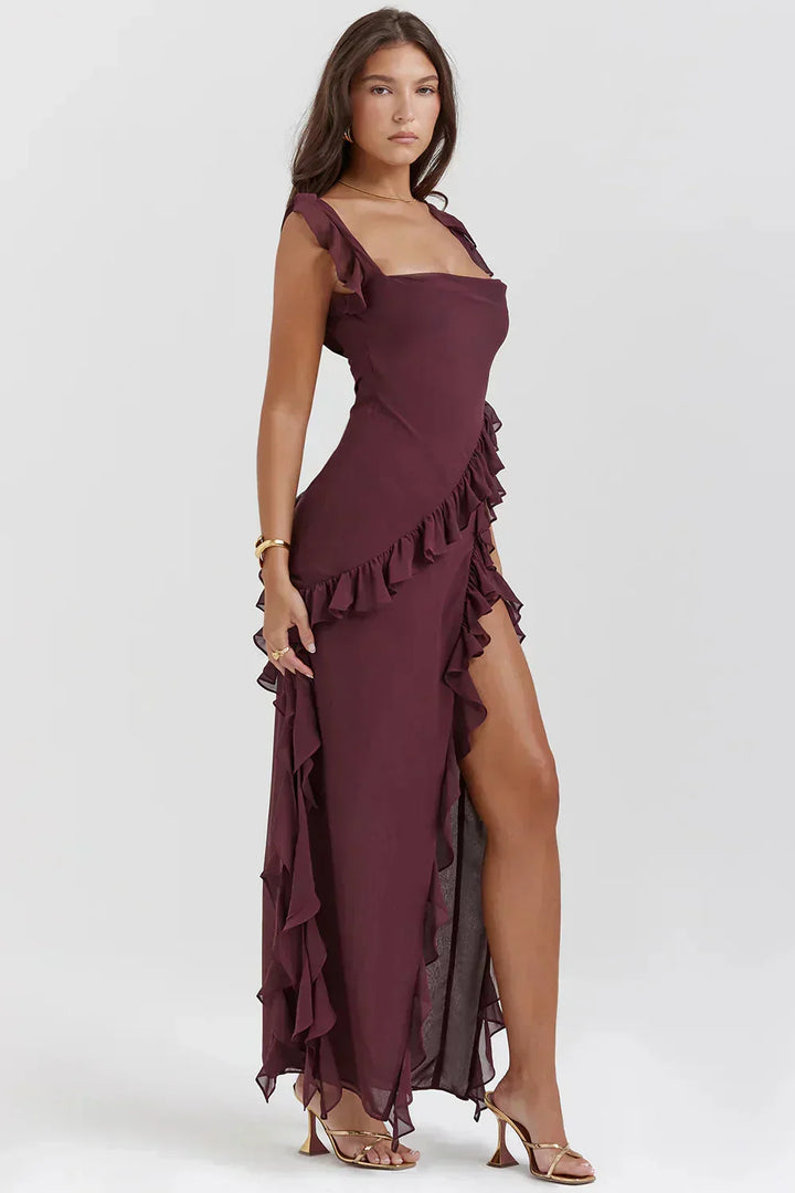 OHMIQUE | Robe élégante avec jambes ouvertes