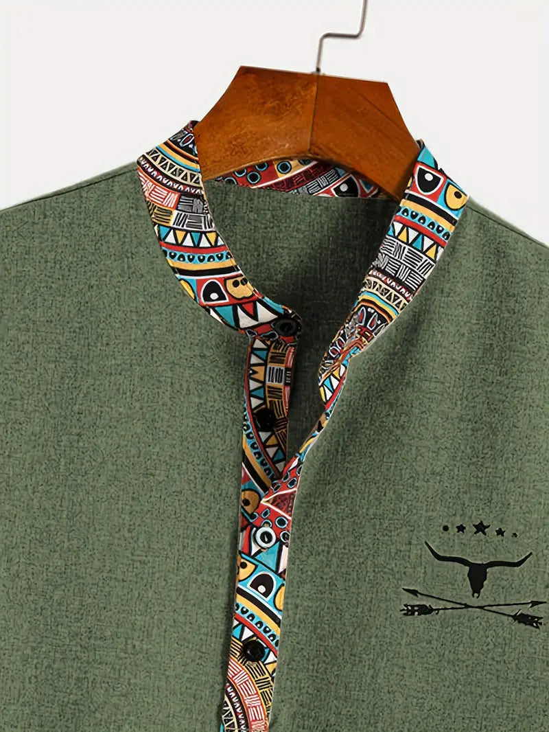 OHMIQUE | Chemise élégante à manches courtes