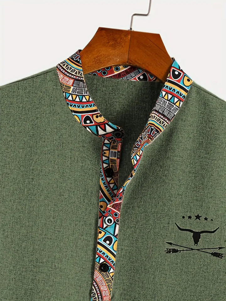 OHMIQUE | Chemise élégante à manches courtes