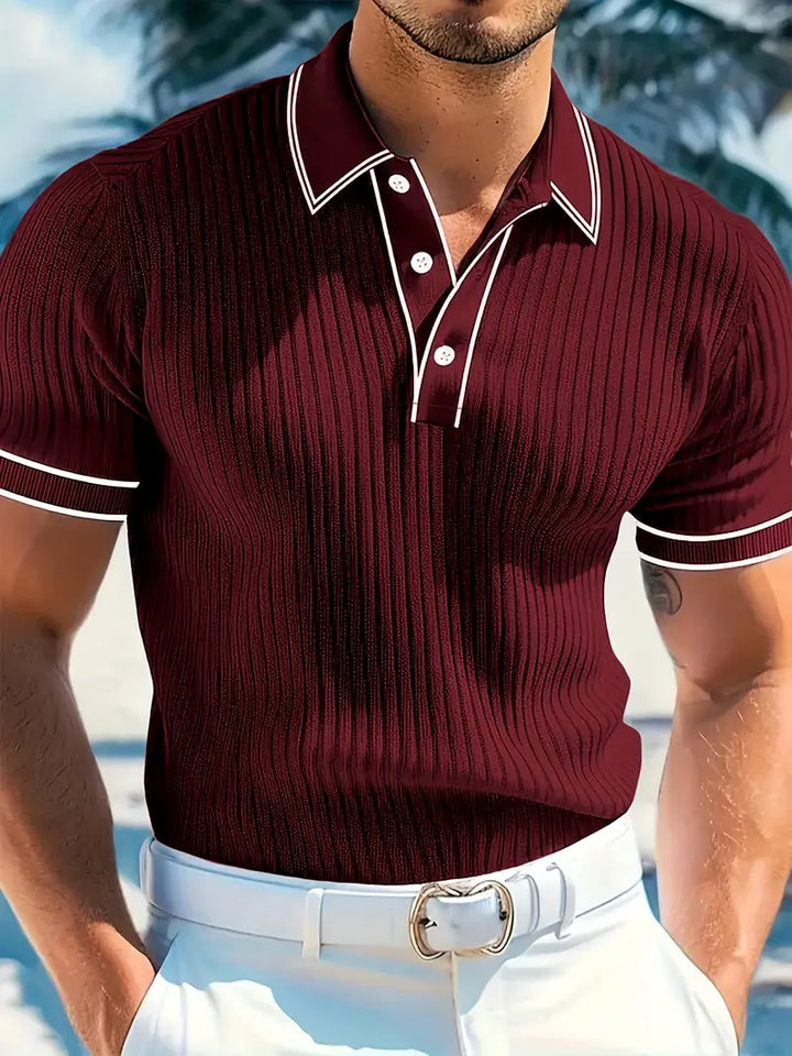 OHMIQUE | Polo élégant à manches courtes