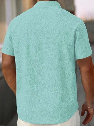 OHMIQUE | Chemise légère à manches courtes en mélange de lin