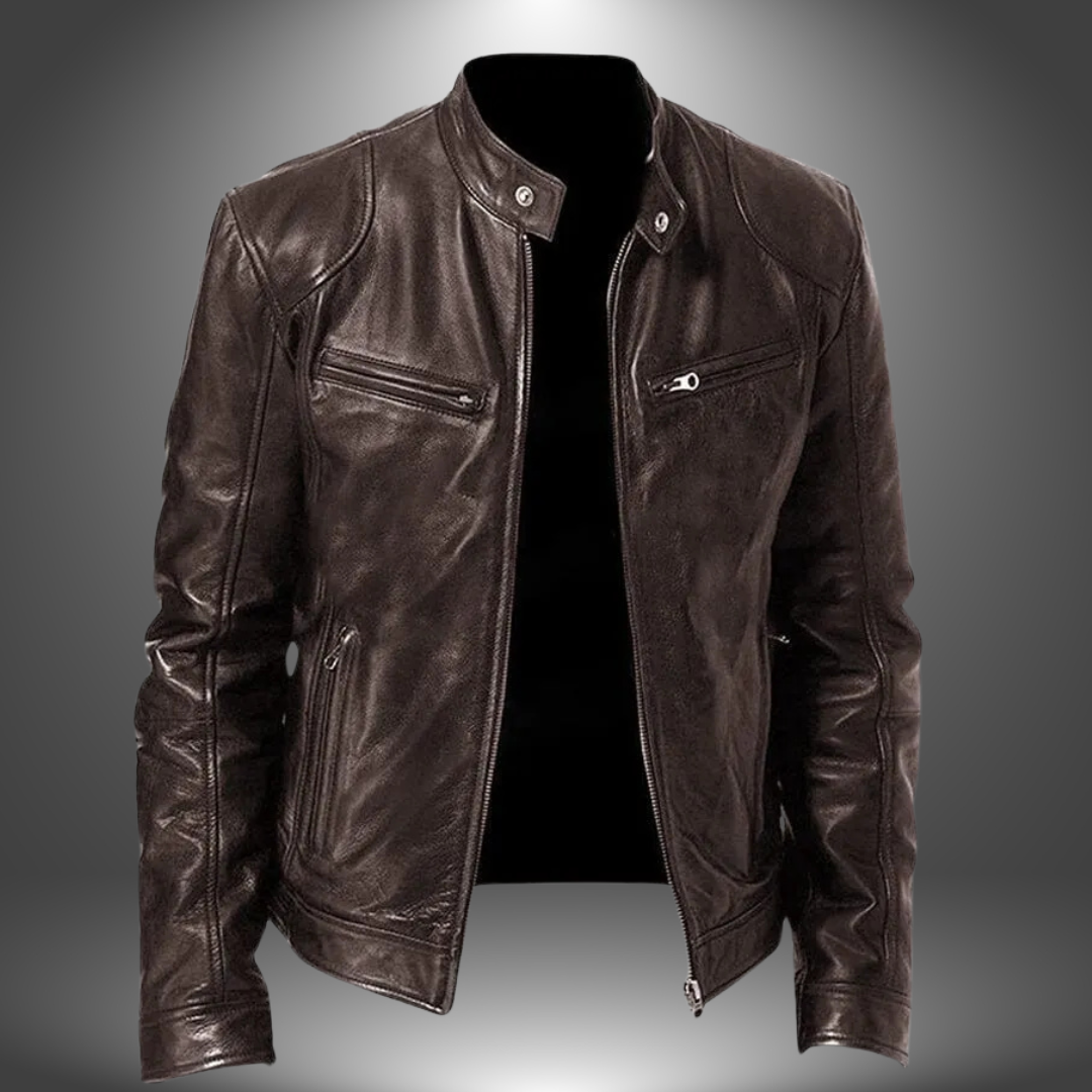 OHMIQUE | Veste en cuir artisanal pour homme