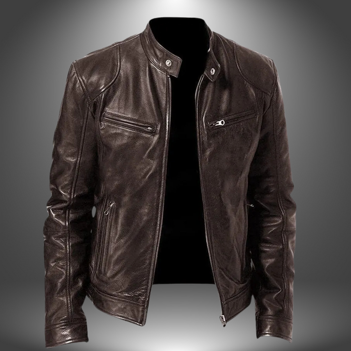 OHMIQUE | Veste en cuir artisanal pour homme
