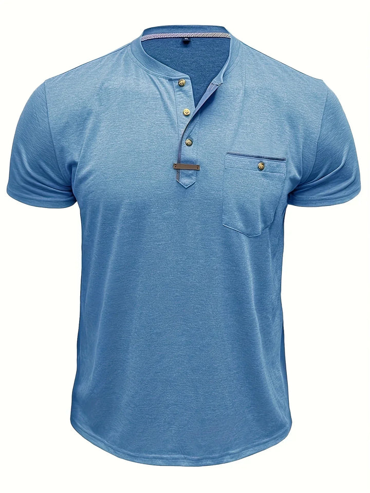 OHMIQUE | T-shirt col rond élégant avec poche
