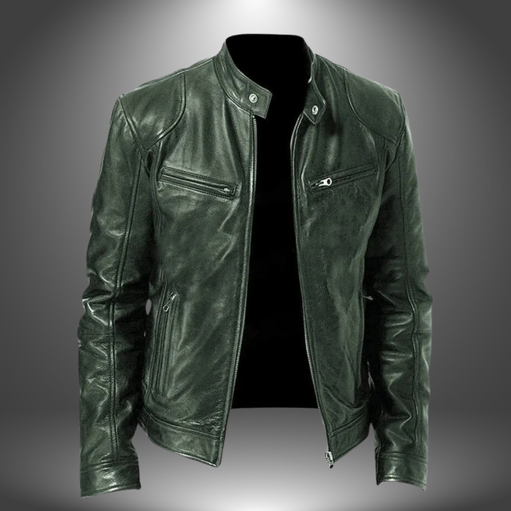 OHMIQUE | Veste en cuir artisanal pour homme