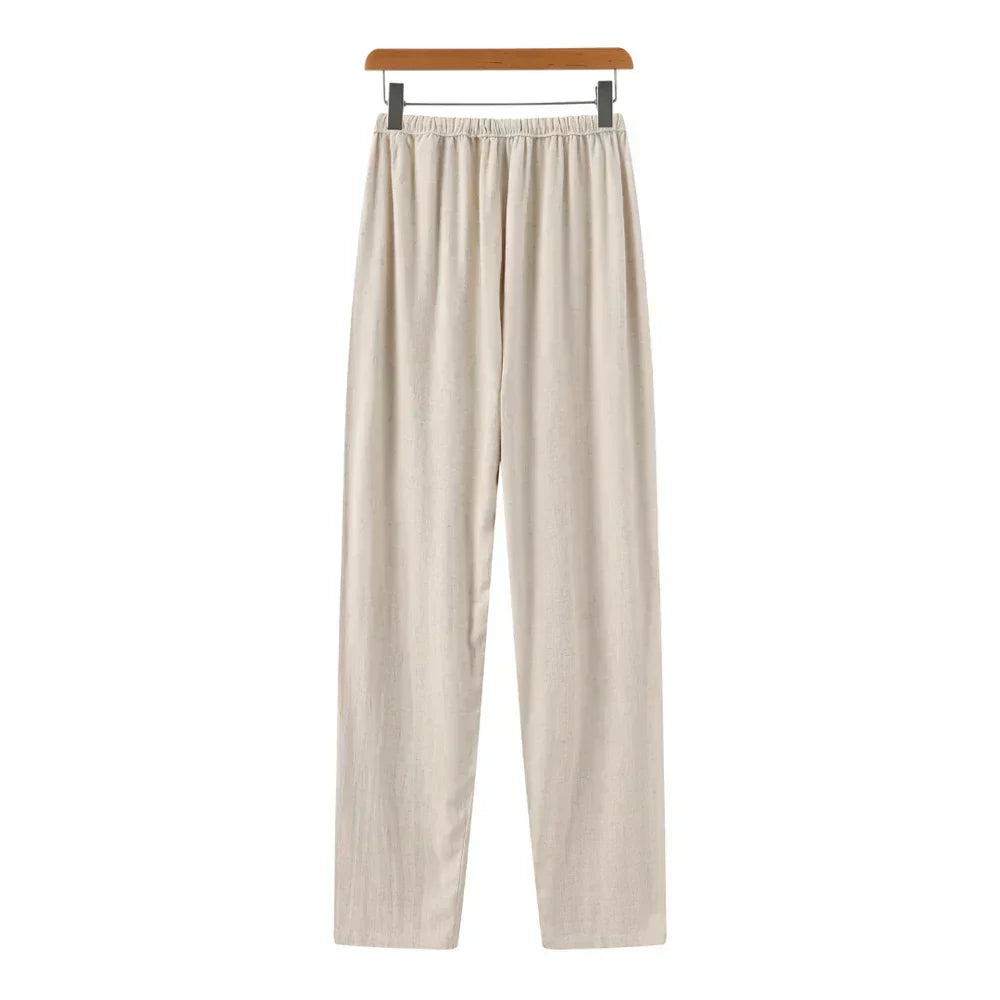 OHMIQUE | Pantalon slim en lin