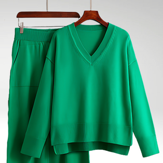 OHMIQUE | Luxe Ensemble deux pièces col V