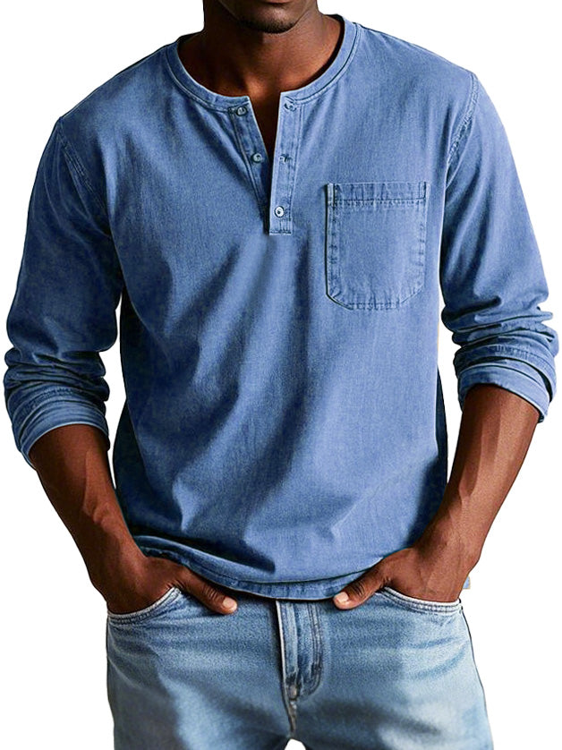 OHMIQUE | Chemise Vintage à Manches Longues