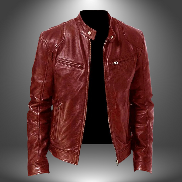 OHMIQUE | Veste en cuir artisanal pour homme