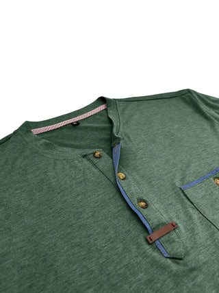OHMIQUE | T-shirt col rond élégant avec poche