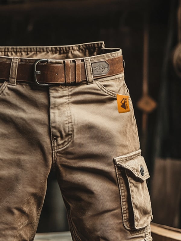 OHMIQUE | Short cargo rétro à poches multiples