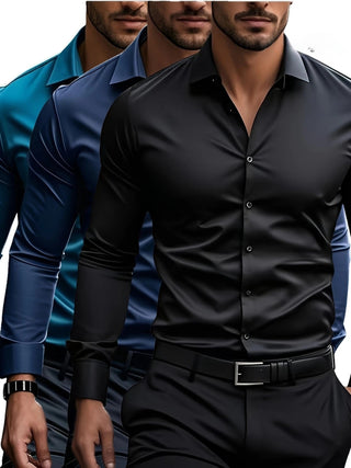 OHMIQUE | Chemise élégante à manches longues avec boutons