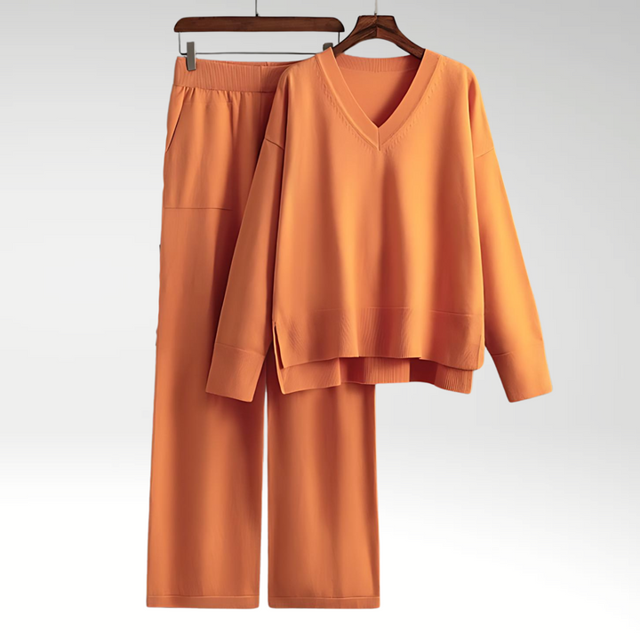 OHMIQUE | Luxe Ensemble deux pièces col V