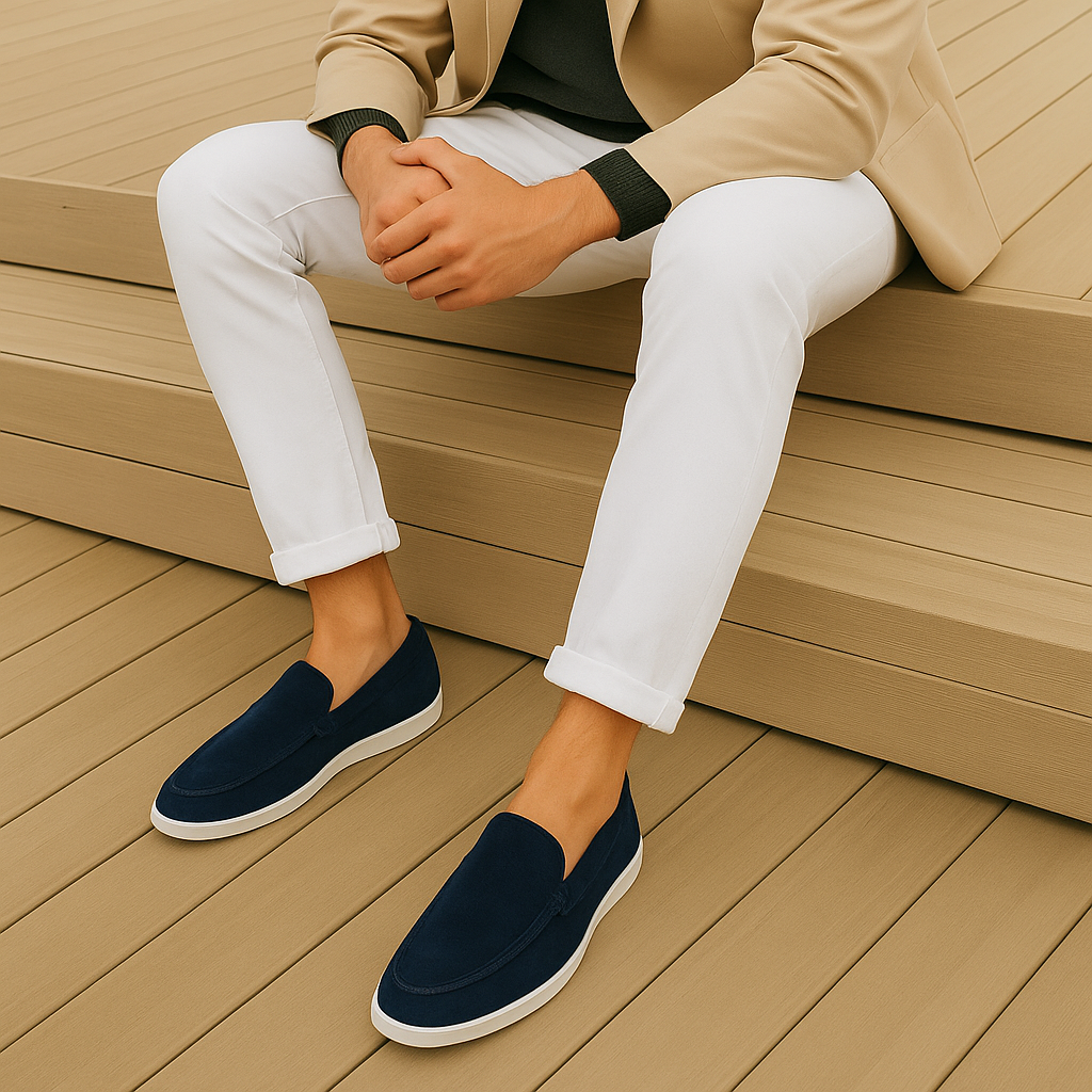OHMIQUE | Mocassins élégants en suède