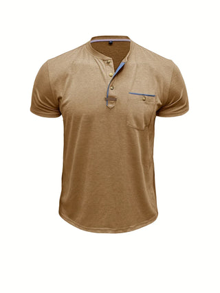OHMIQUE | T-shirt col rond élégant avec poche