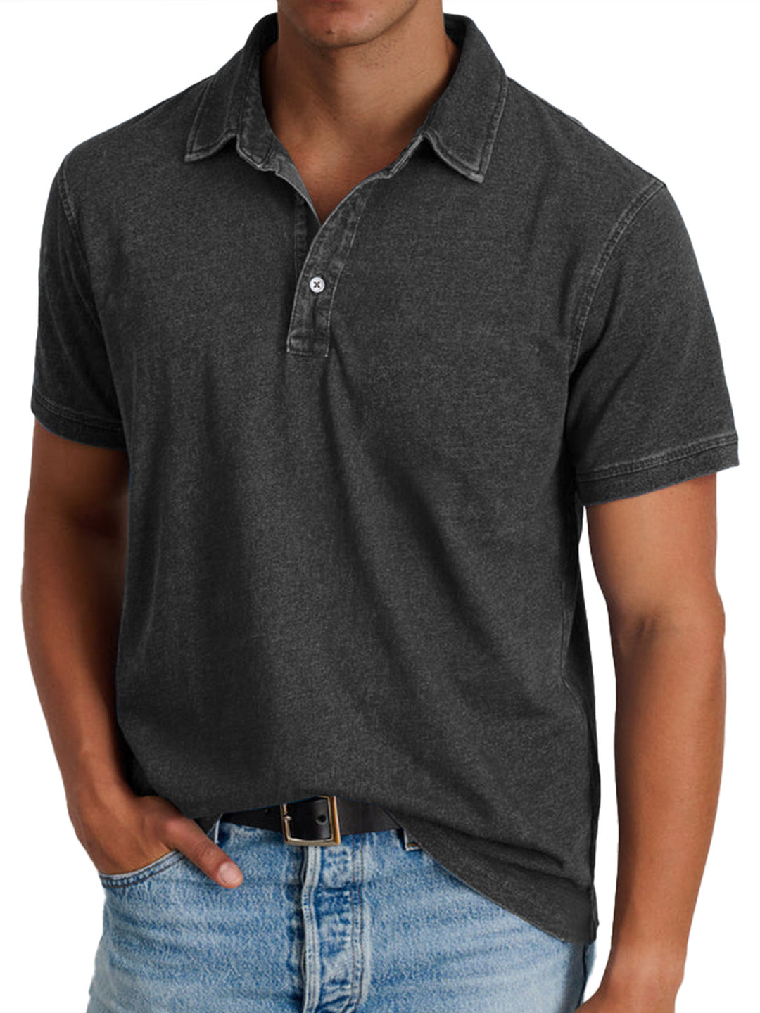 OHMIQUE | Polo avec collier pour hommes