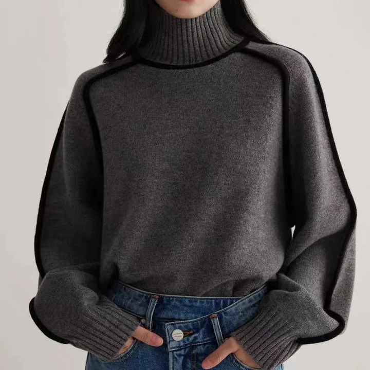 OHMIQUE | Pull à col roulé confortable