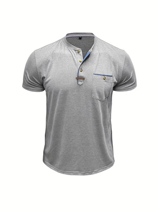 OHMIQUE | T-shirt col rond élégant avec poche