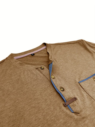OHMIQUE | T-shirt col rond élégant avec poche