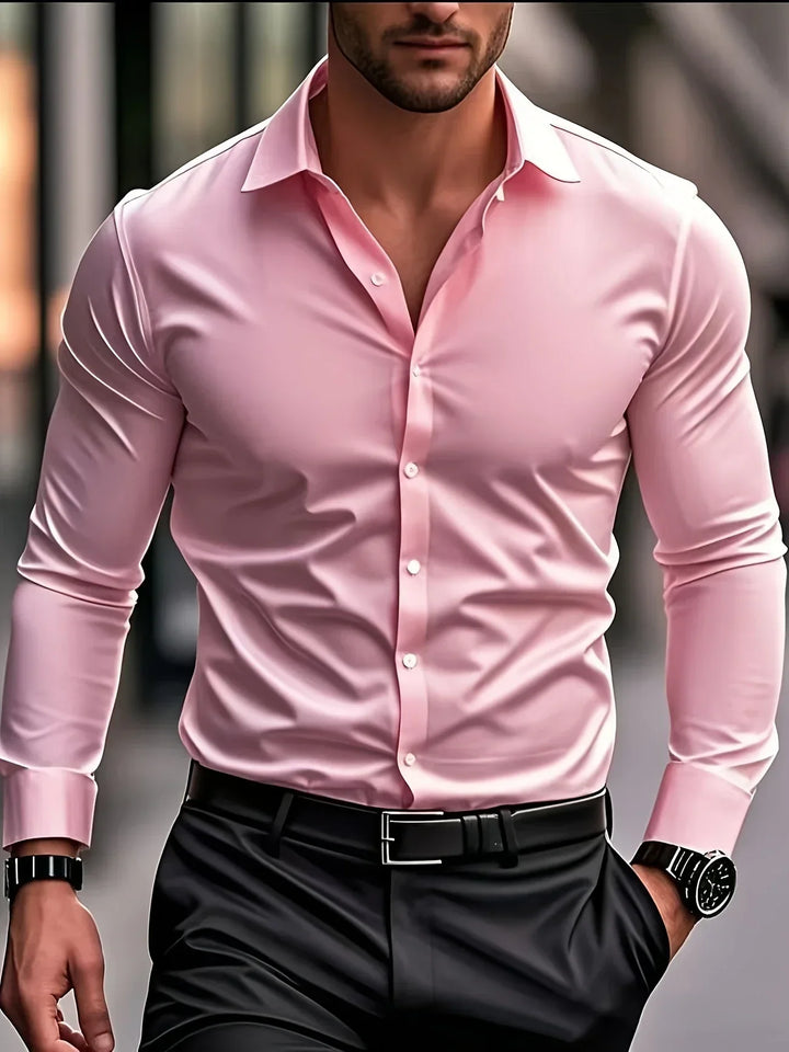 OHMIQUE | Chemise élégante à manches longues avec boutons