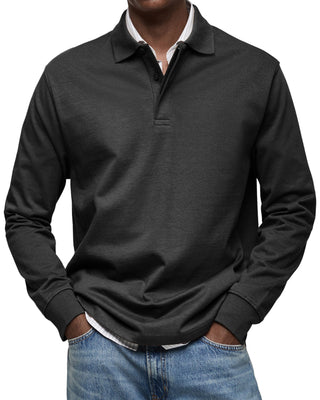 OHMIQUE | Chemise Poloshirt Casual à Manches Longues
