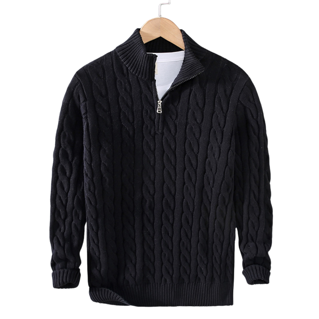 OHMIQUE | Pull demi-zippé