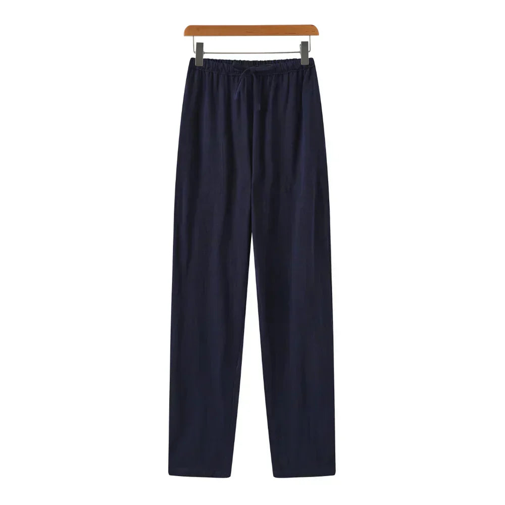 OHMIQUE | Pantalon slim en lin