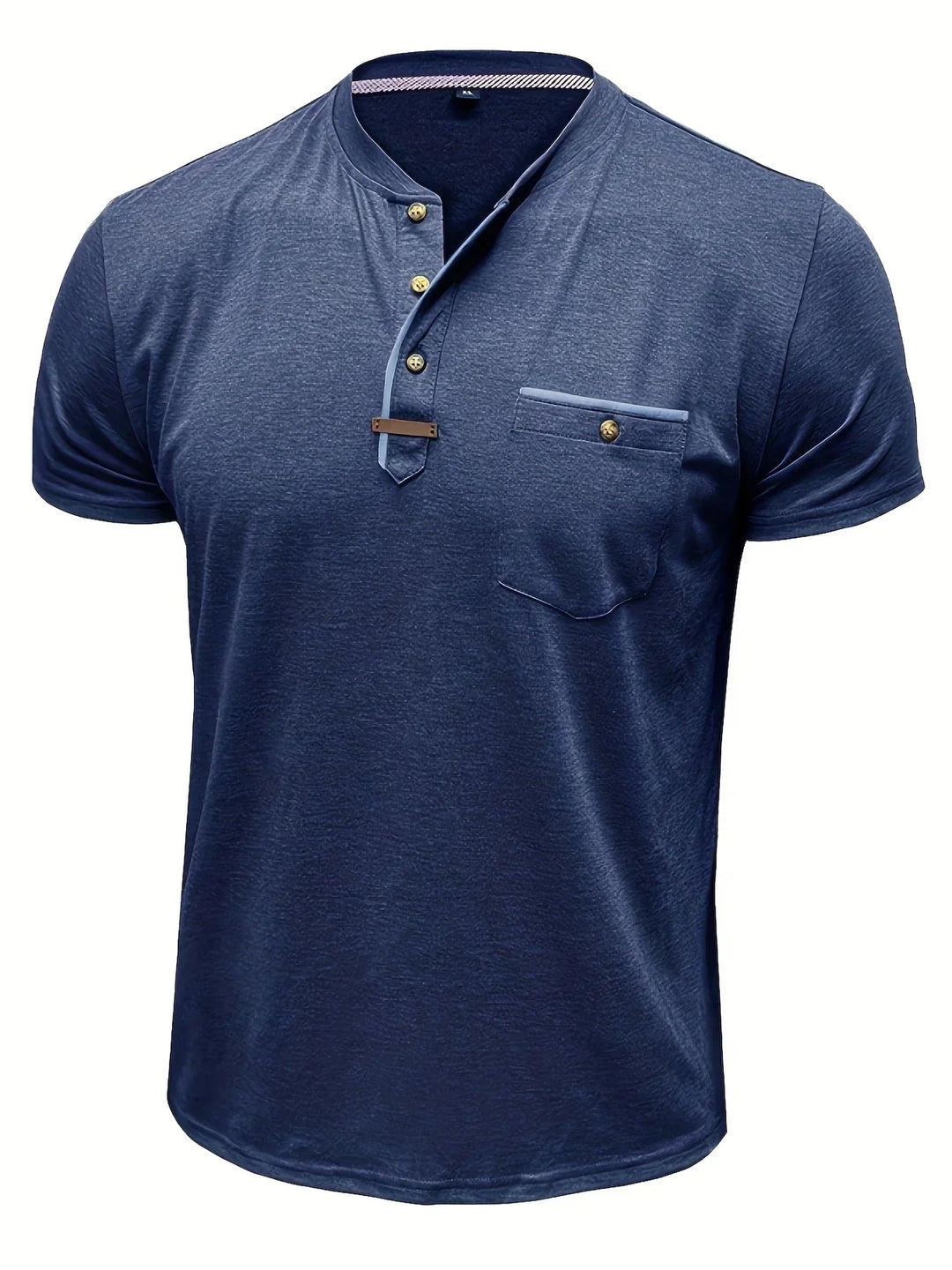 OHMIQUE | T-shirt col rond élégant avec poche
