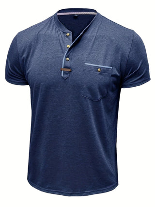 OHMIQUE | T-shirt col rond élégant avec poche