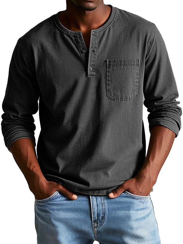 OHMIQUE | Chemise Vintage à Manches Longues