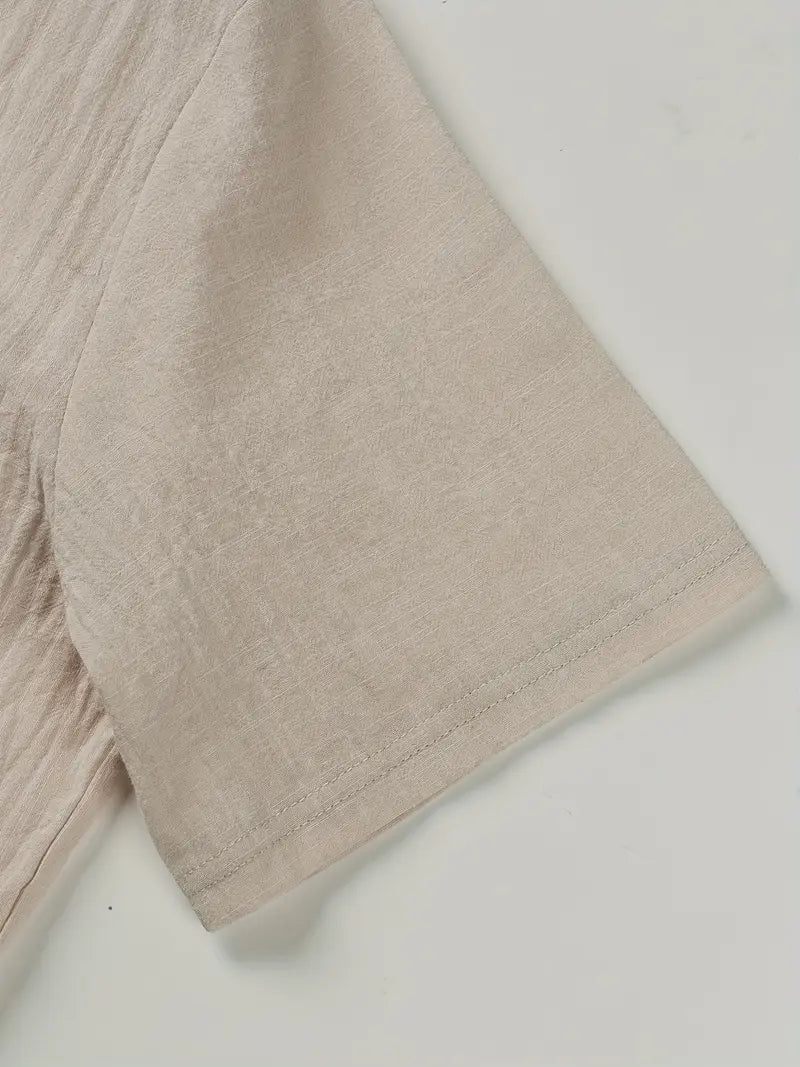 OHMIQUE | Chemise élégante à manches courtes