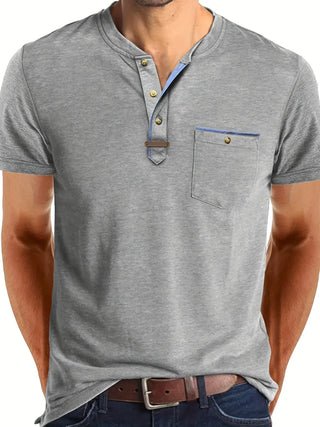 OHMIQUE | T-shirt col rond élégant avec poche
